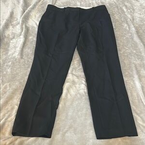 Everlane slim wool pant in black